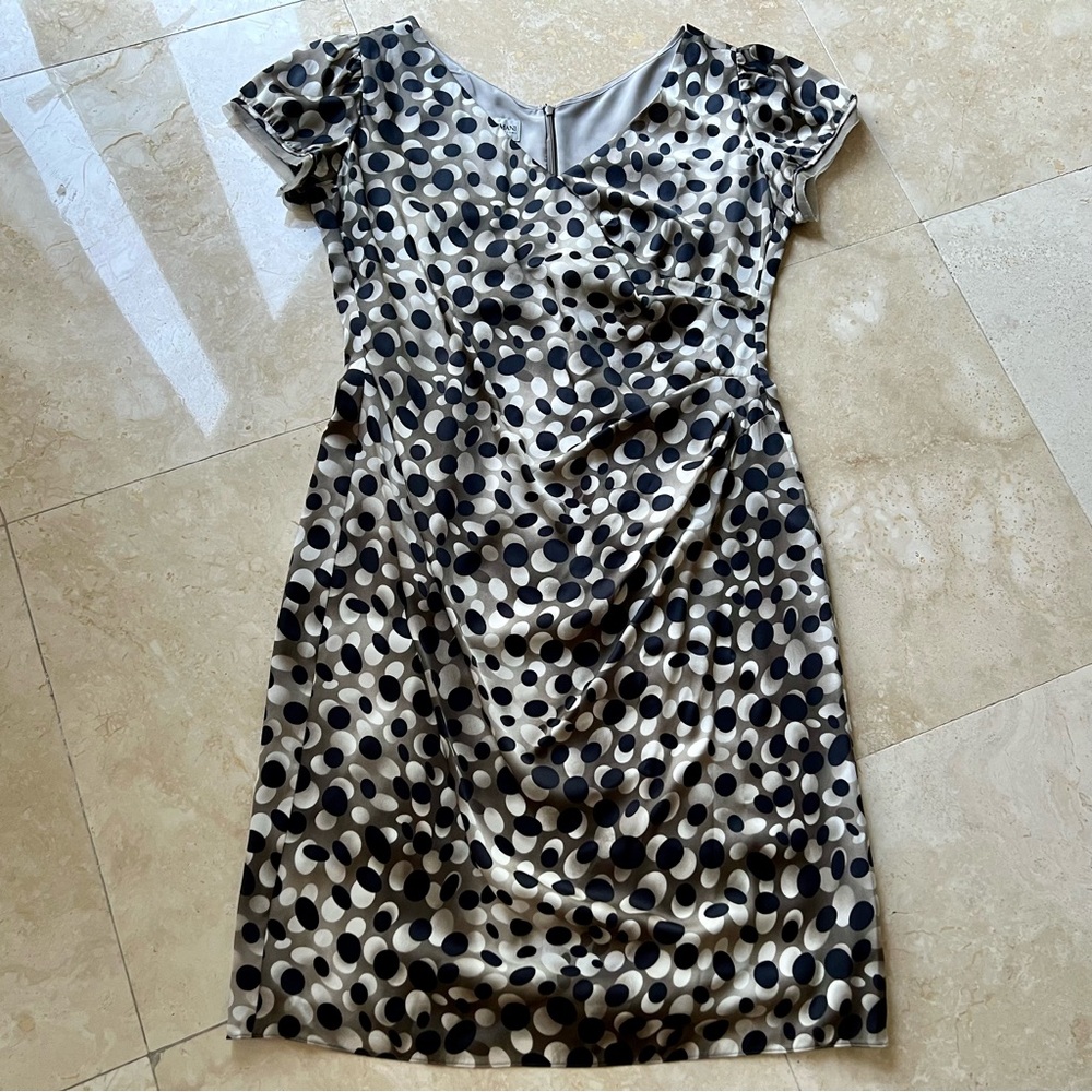 Armani Collezioni Silk Sheath Knee-Length Dress - Picture 6 of 6